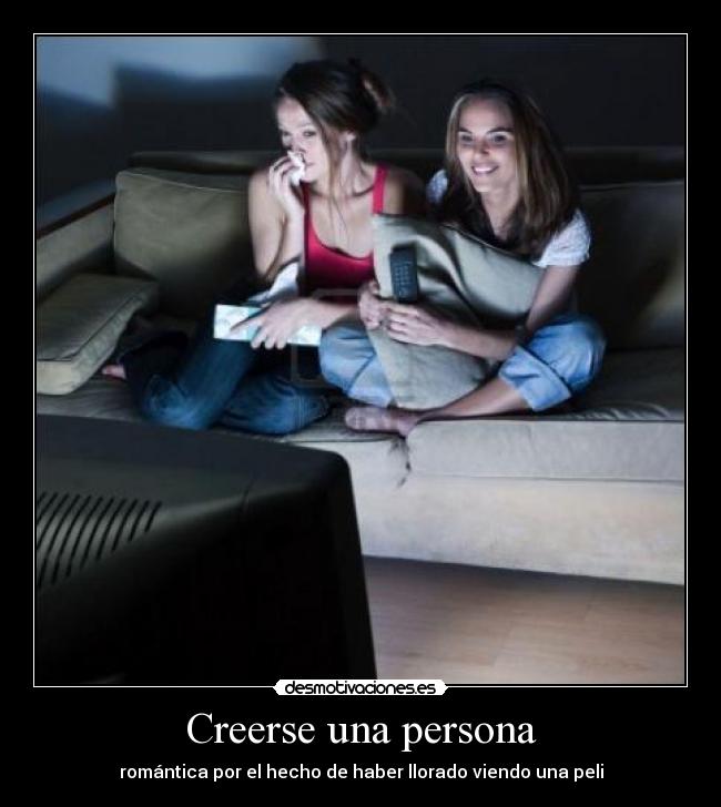 Creerse una persona -