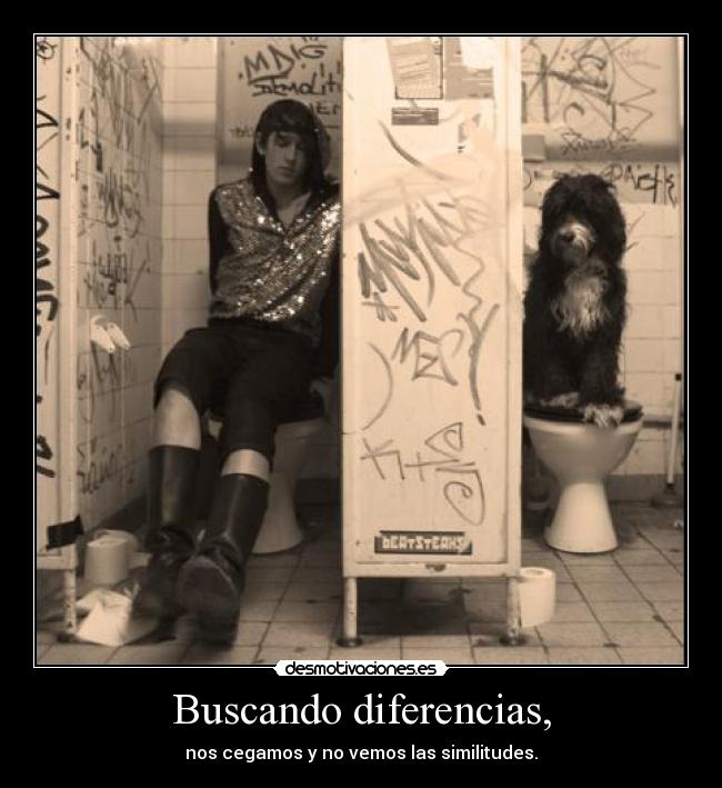 Buscando diferencias, -