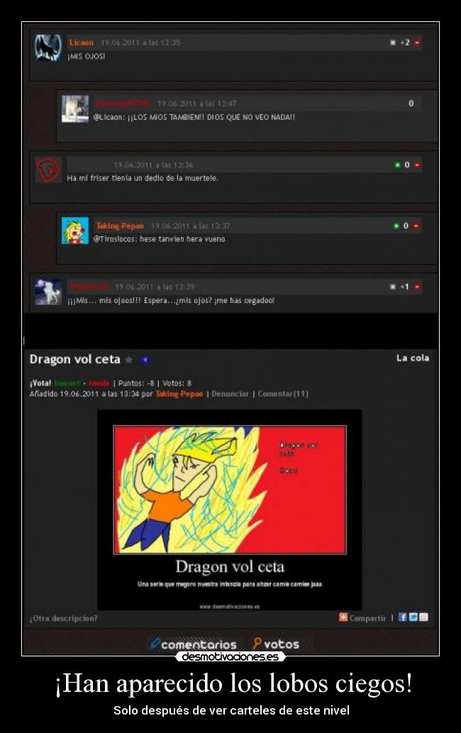 ¡Han aparecido los lobos ciegos! - Solo después de ver carteles de este nivel