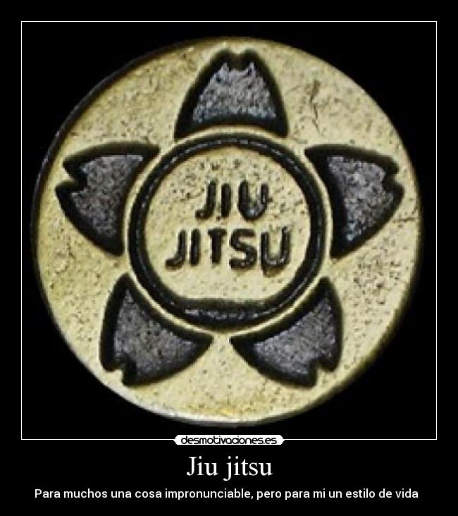 Jiu jitsu - Para muchos una cosa impronunciable, pero para mi un estilo de vida  