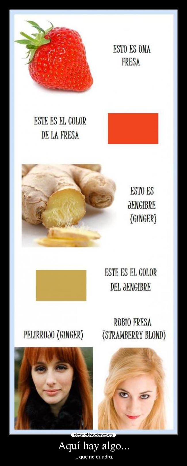 Aquí hay algo... - ... que no cuadra.