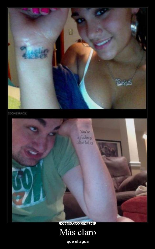 Más claro - que el agua