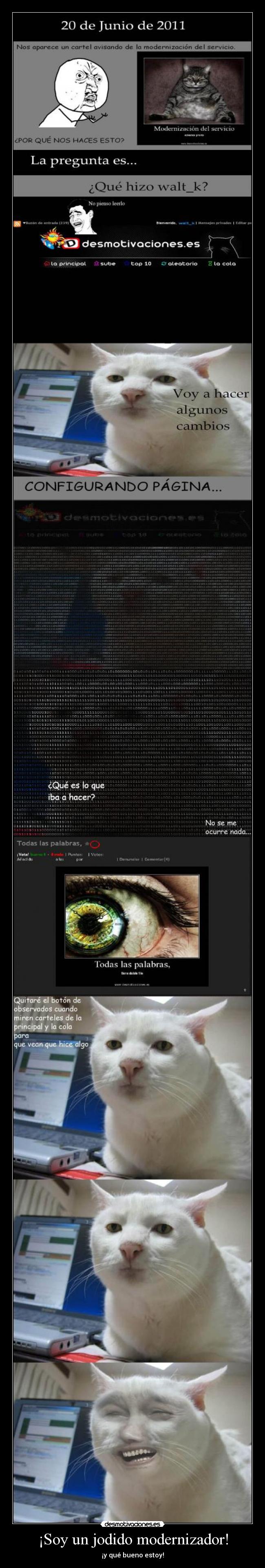 ¡Soy un jodido modernizador! - 