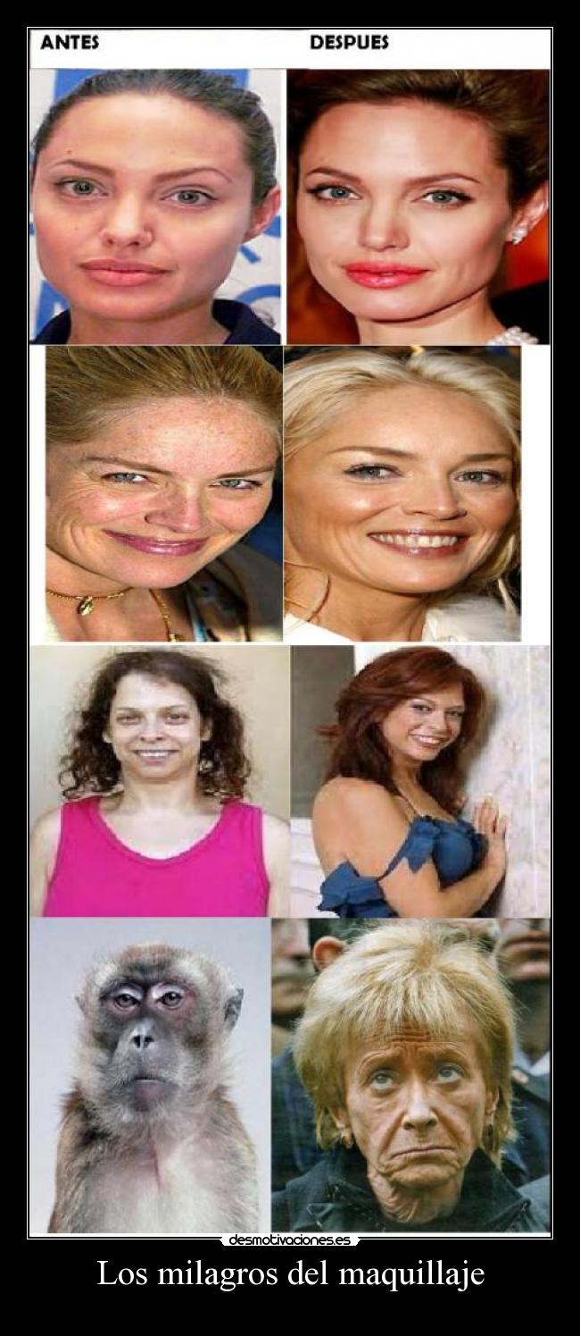 Los milagros del maquillaje - 