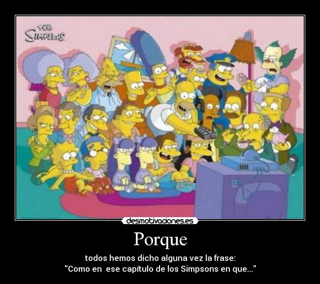 carteles simpsons desmotivaciones