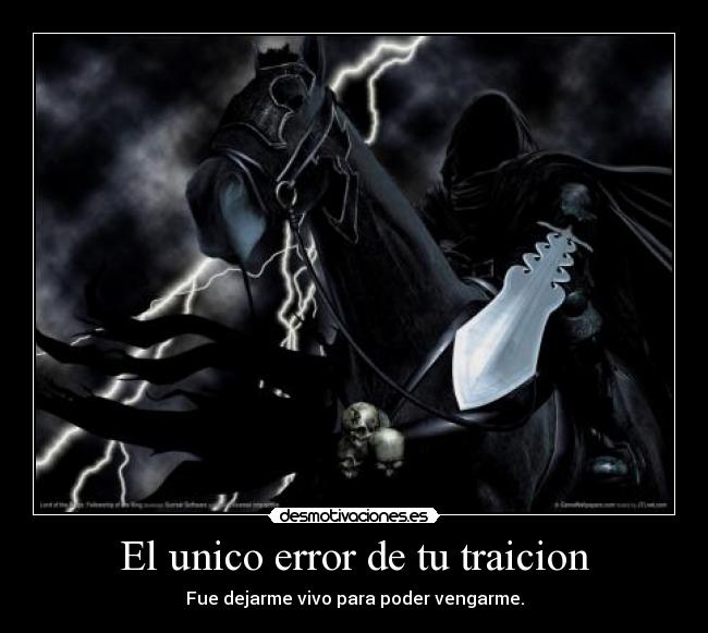 carteles unico error traicion desmotivaciones