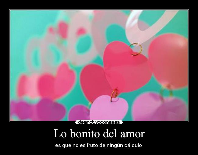 Lo bonito del amor - 