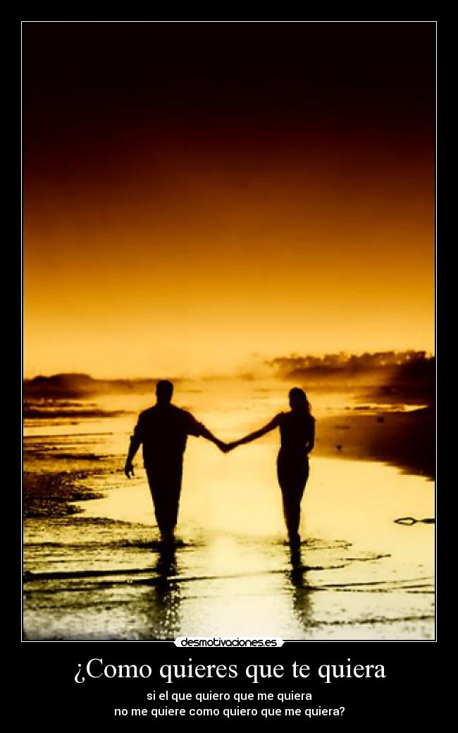 ¿Como quieres que te quiera - 