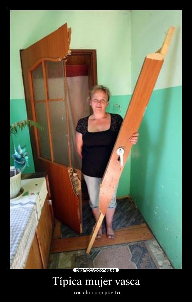 Típica mujer vasca -