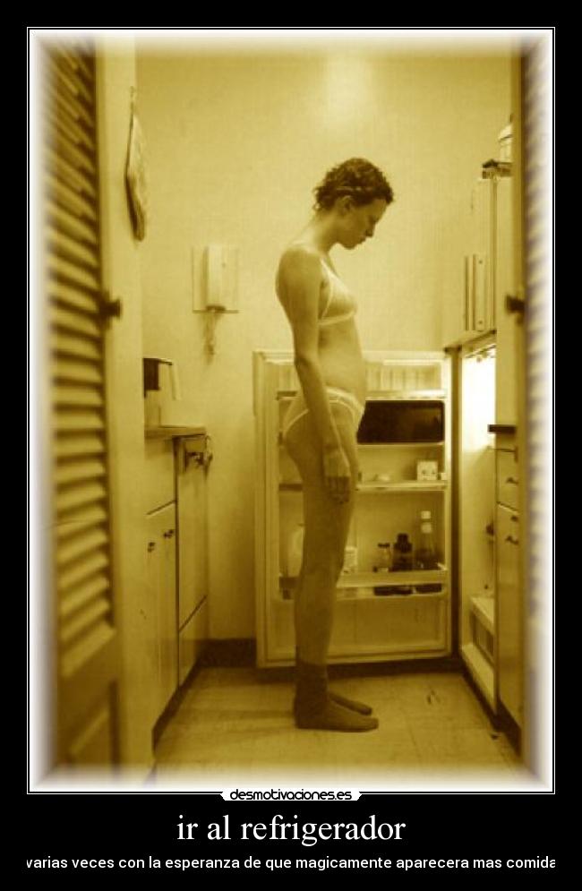 ir al refrigerador -