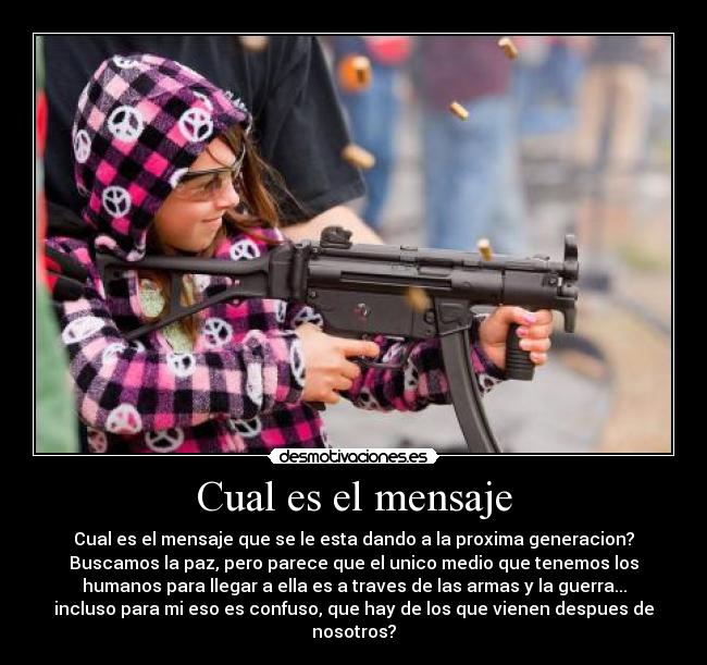 Cual es el mensaje -