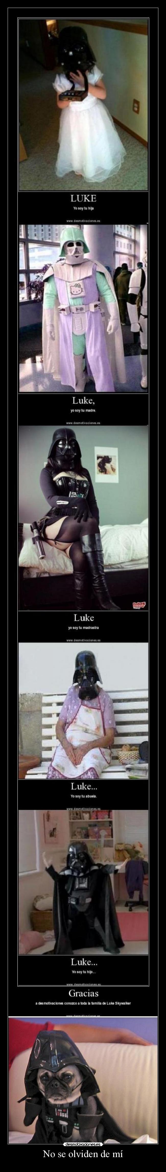 No se olviden de mí -