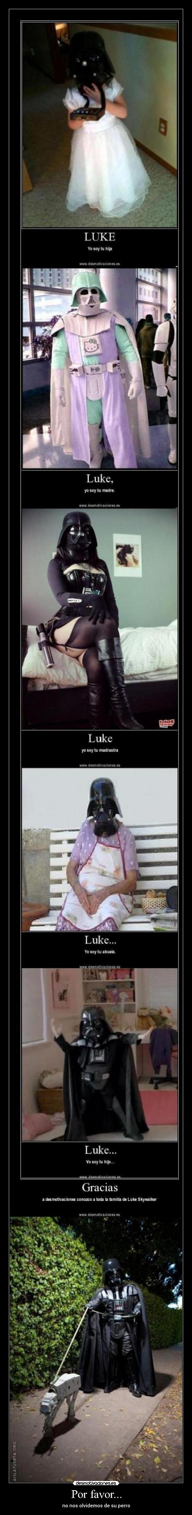 Por favor... - no nos olvidemos de su perro