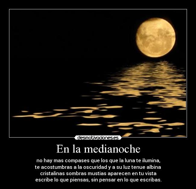 En la medianoche -