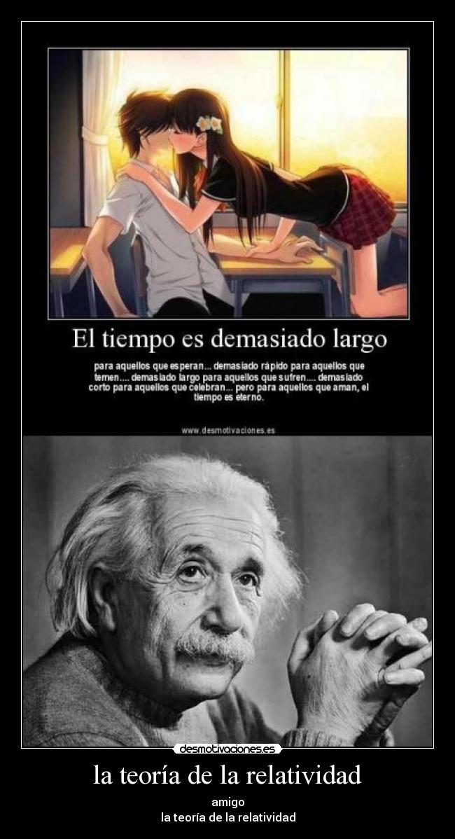 la teoría de la relatividad - 