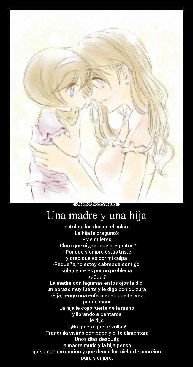 Una madre y una hija -