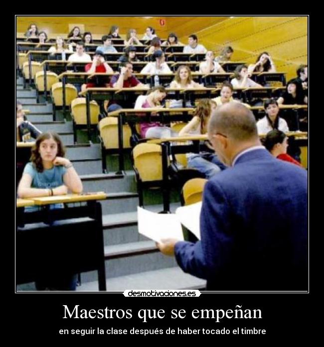 carteles timbre maestros desmotivaciones