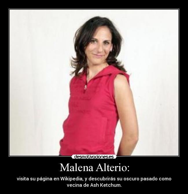 Malena Alterio: - 