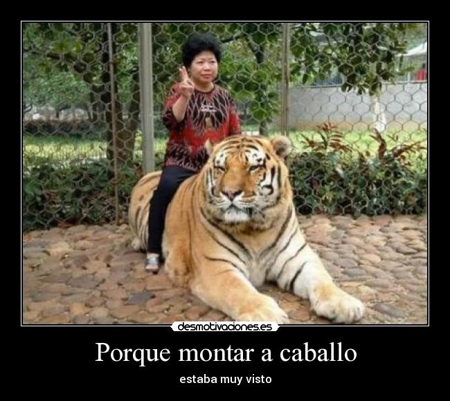 Porque montar a caballo - 