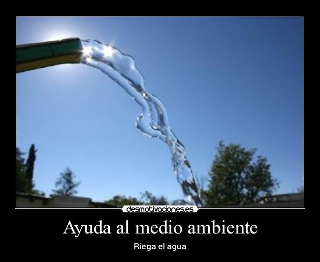 Ayuda al medio ambiente -