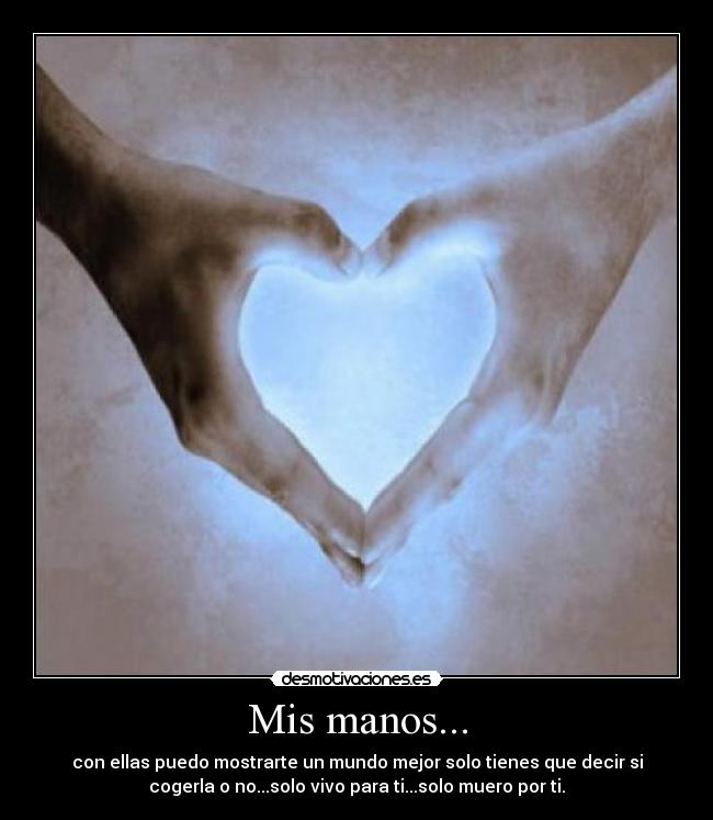 Mis manos... -