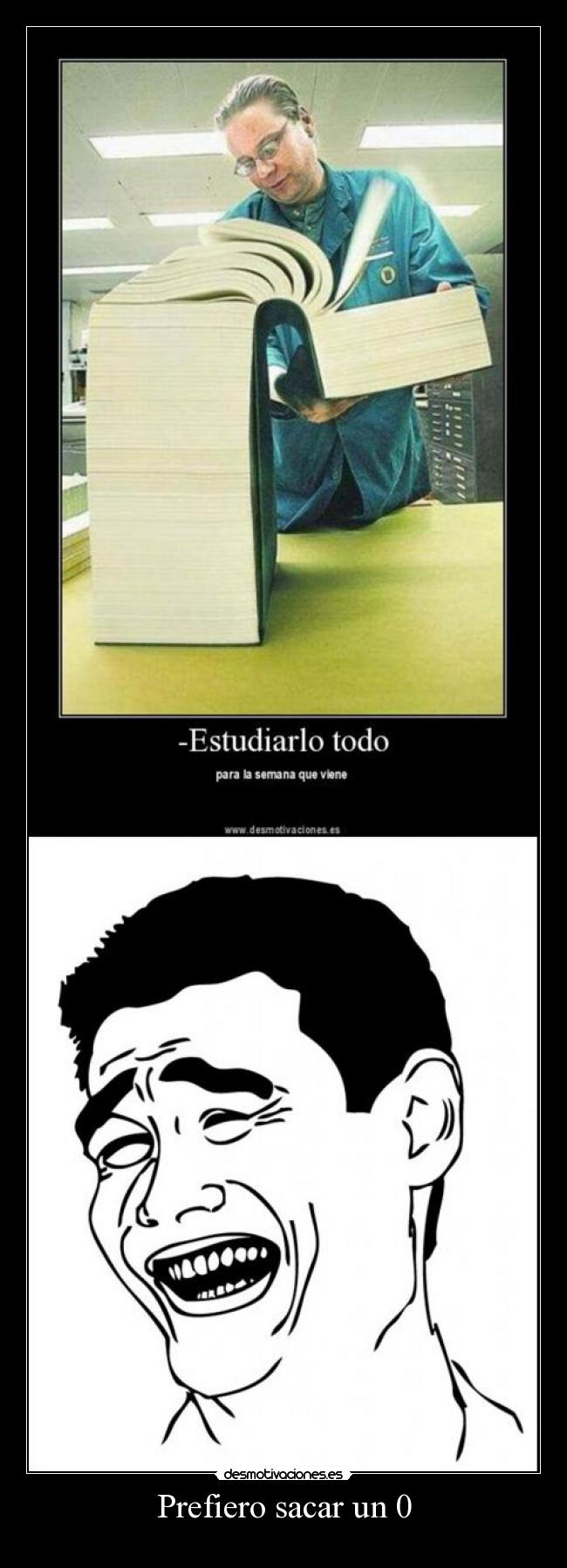 Prefiero sacar un 0 - 