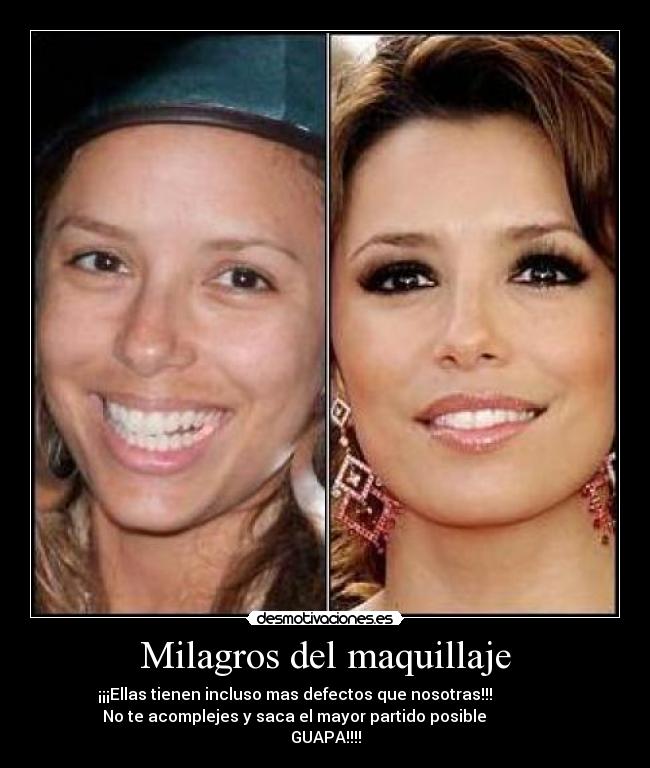Milagros del maquillaje -