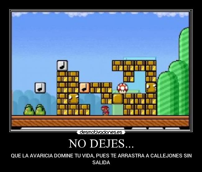 NO DEJES... -