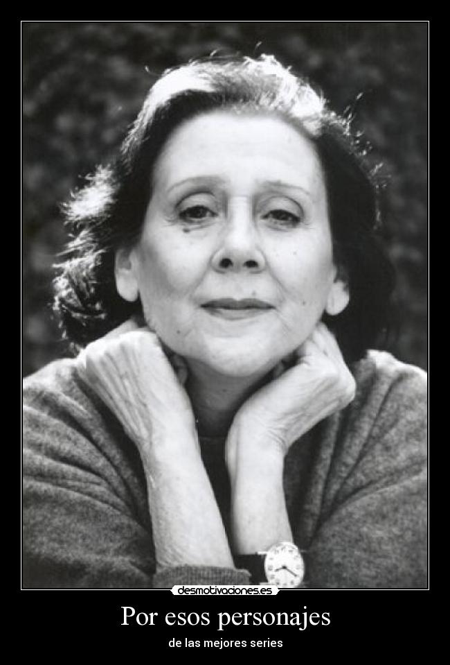 Por esos personajes -