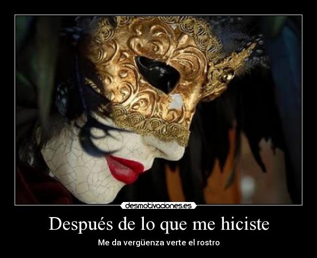 Después de lo que me hiciste -