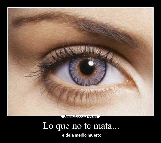 Lo que no te mata... -