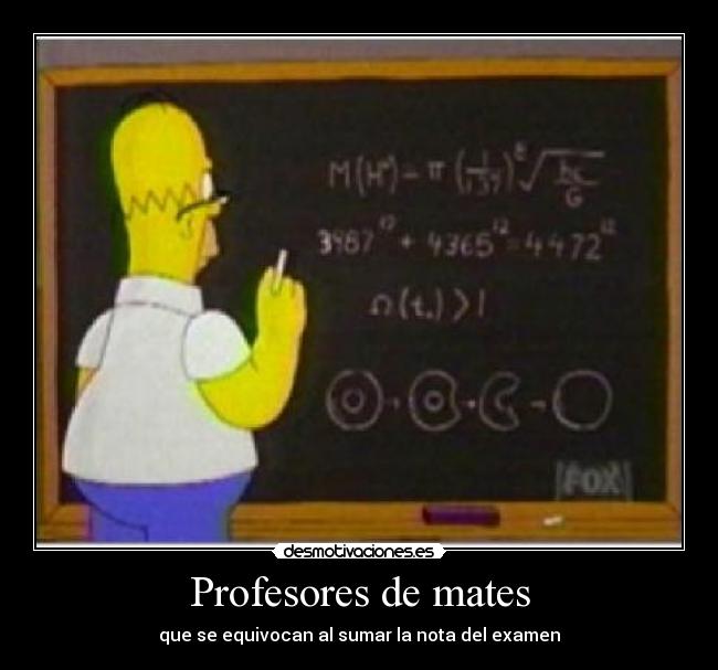 Profesores de mates - 