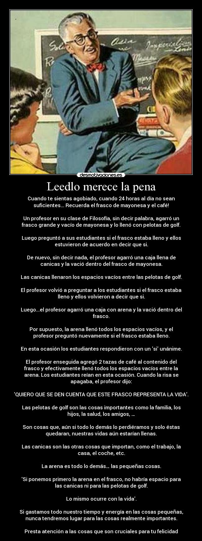 Leedlo merece la pena - 