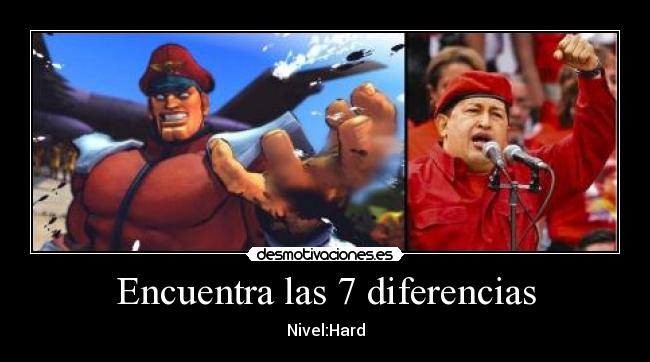 Encuentra las 7 diferencias - Nivel:Hard