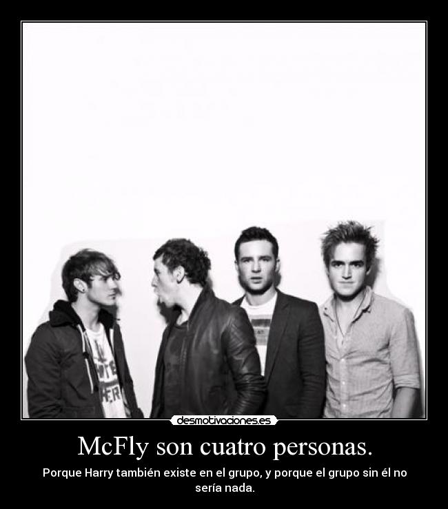 McFly son cuatro personas. -