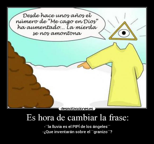 carteles dios angeles mierda desmotivaciones