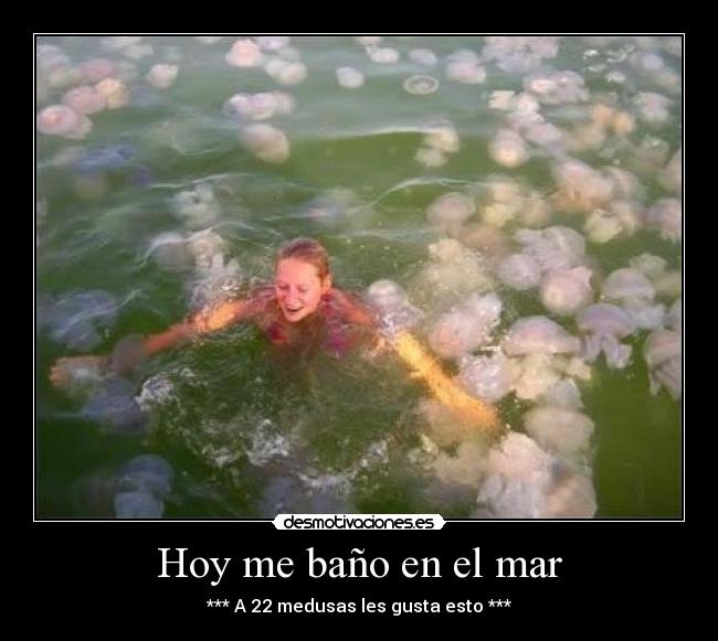 Hoy me baño en el mar -