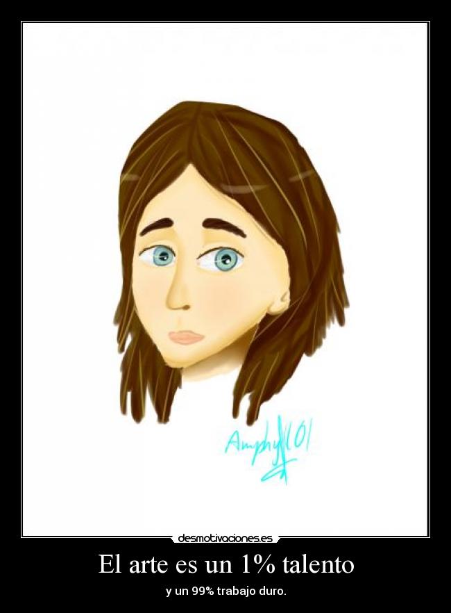carteles arte arte talento trabajo duro talento desmotivaciones