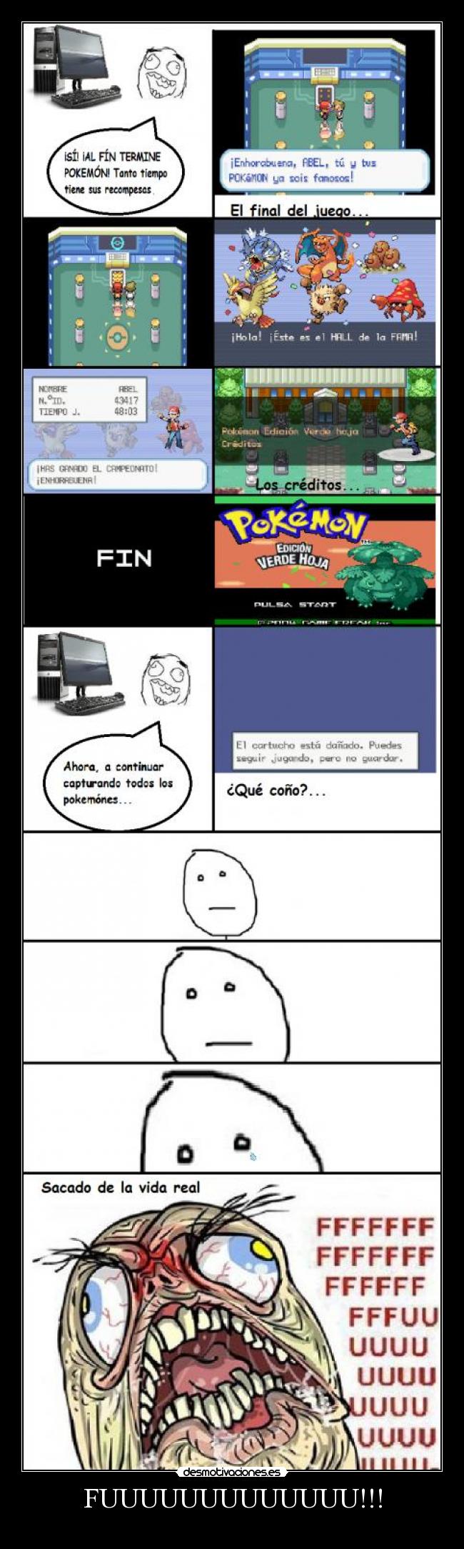 carteles pokemonfuupokerfacecomputadorcomputadora desmotivaciones