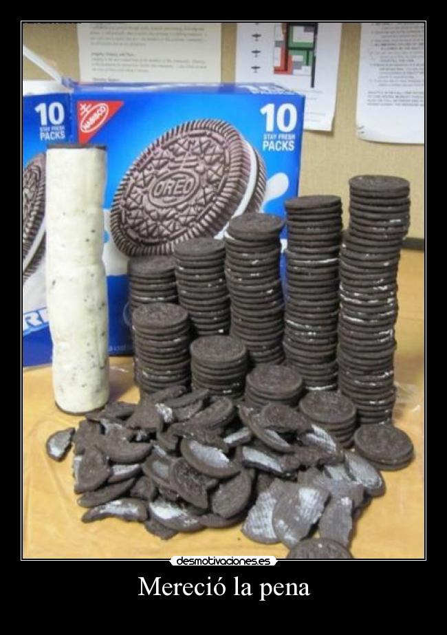 carteles oreo desmotivaciones