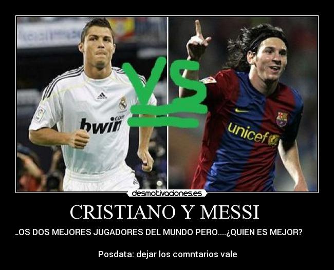 CRISTIANO Y MESSI -