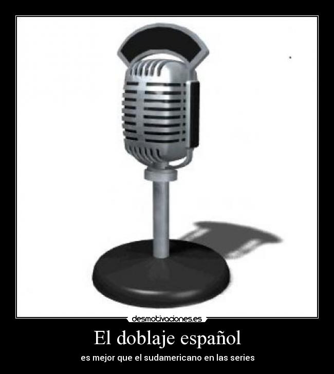 El doblaje español -