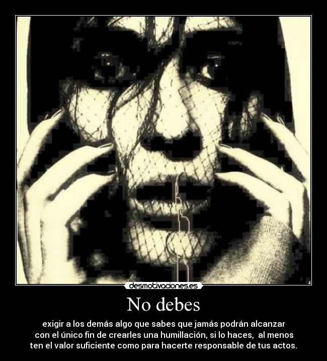 No debes - 