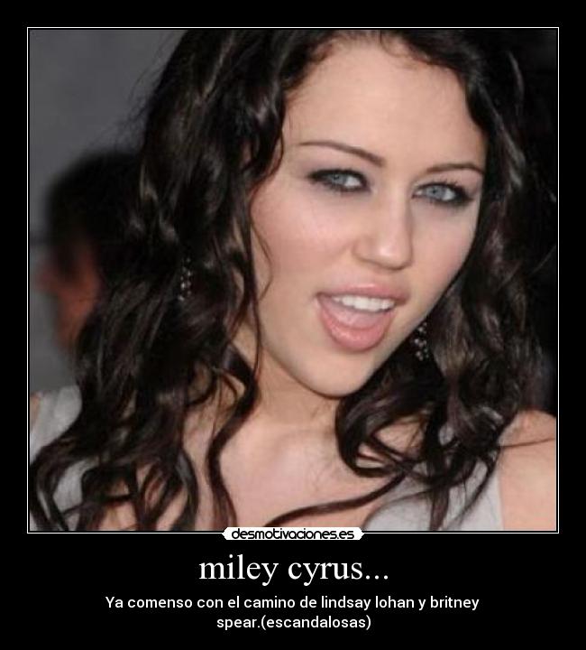 miley cyrus... -