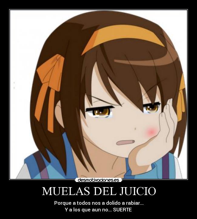 MUELAS DEL JUICIO -