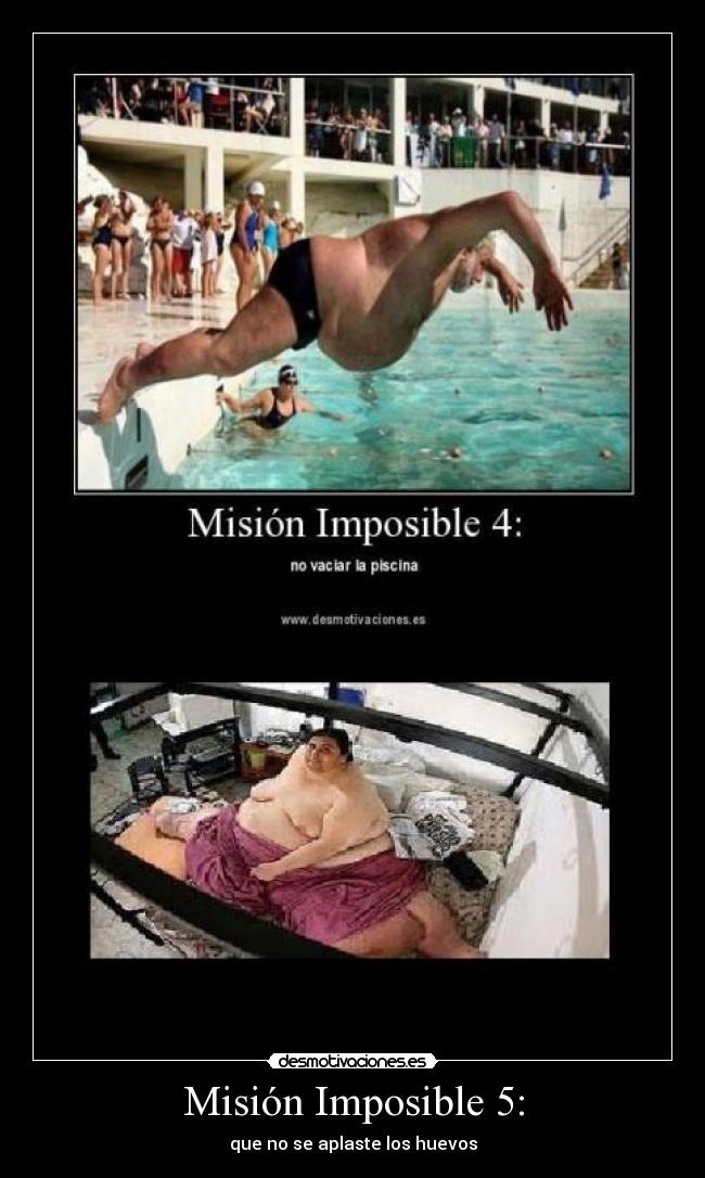 Misión Imposible 5: - que no se aplaste los huevos