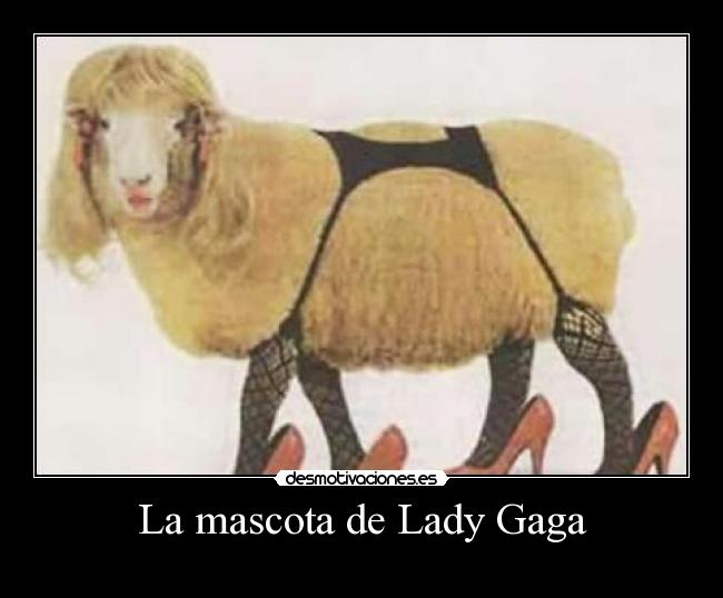 La mascota de Lady Gaga - 