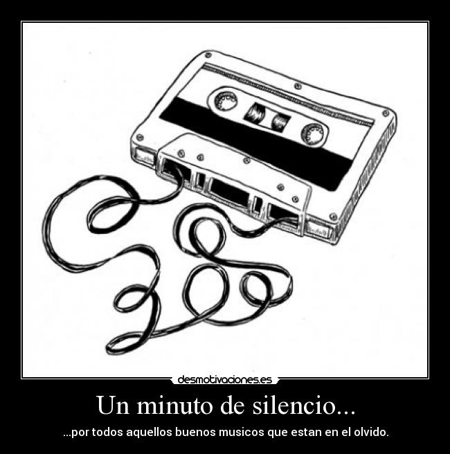 Un minuto de silencio... -