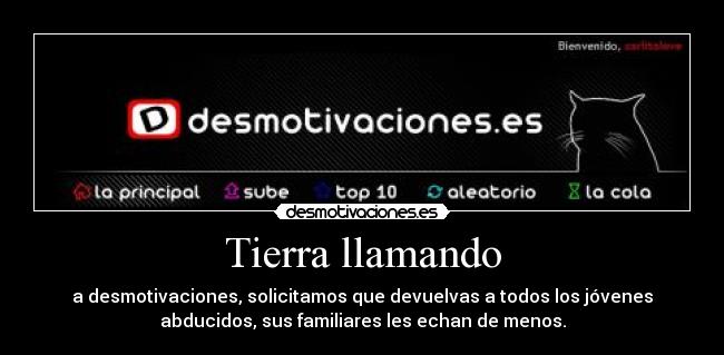 Tierra llamando - 