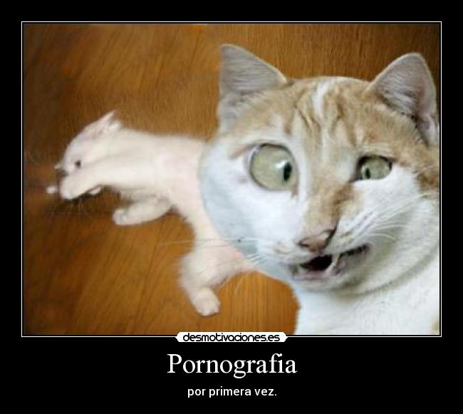 Pornografia - por primera vez.